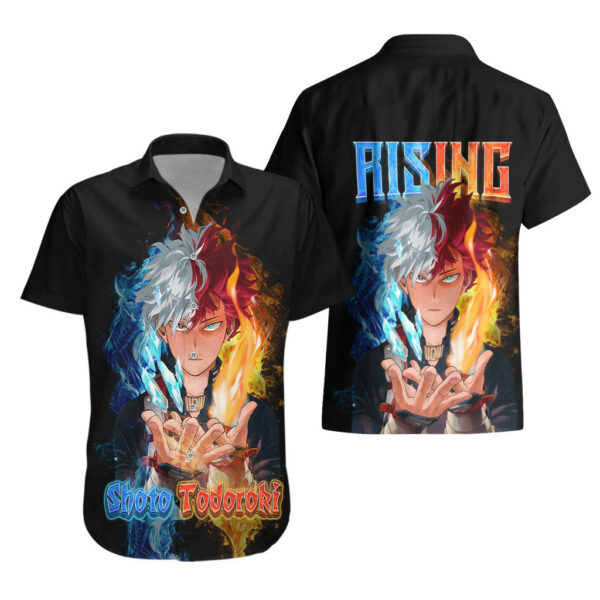 My Hero Academia Anime Shoto Todoroki Hawaiian Shirt Half Half Artsy 3.jpg