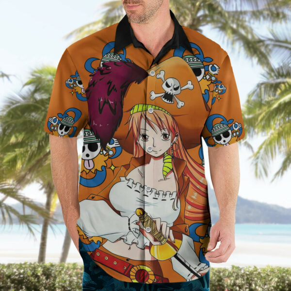 Nami Anime Movie Red Hawaiian Shirt 3.jpg