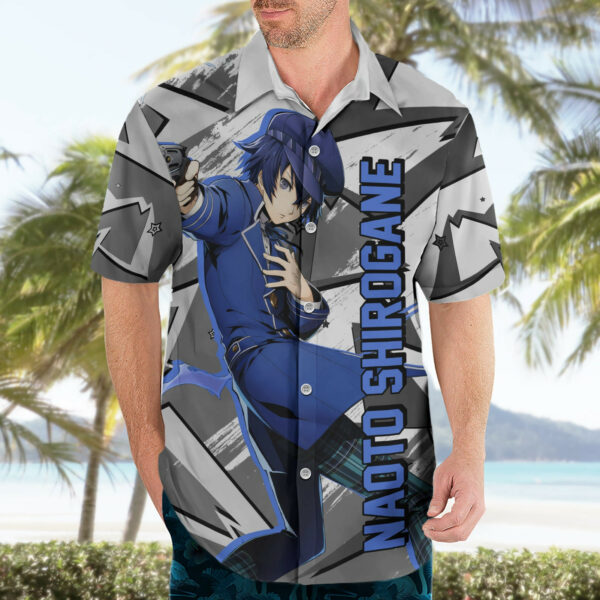 Naoto Shirogane Persona Hawaiian Shirt Anime Mix Polygon Cyber 3.jpg
