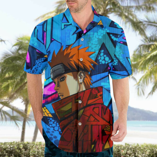 Naruto Akatsuki Urban Grafitti Pain Hawaiian Shirt Anime Mix Abstract 3.jpg