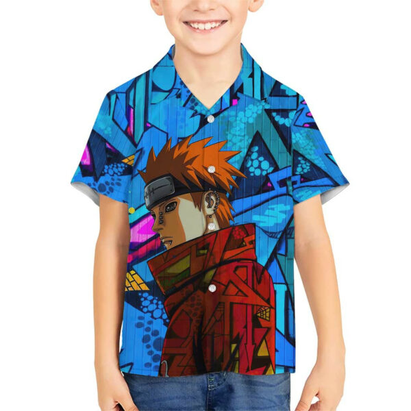 Naruto Akatsuki Urban Grafitti Pain Hawaiian Shirt Anime Mix Abstract 5.jpg