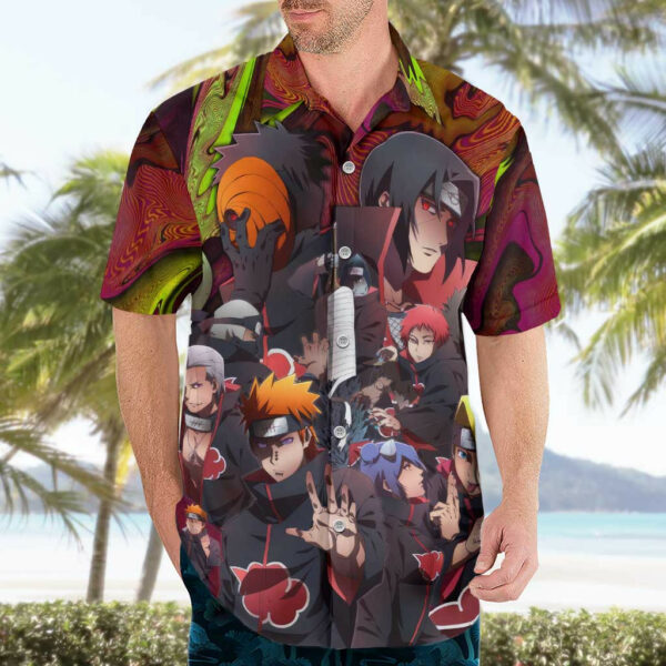 Naruto Neon Bond Akatsuki Hawaiian Shirt Anime Mix Trippy 3.jpg