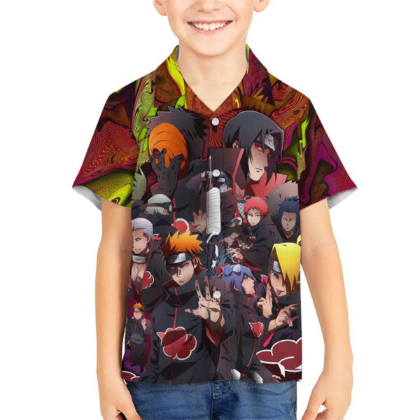 Naruto Neon Bond Akatsuki Hawaiian Shirt Anime Mix Trippy 5.jpg