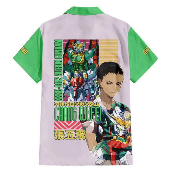 Nataku x Chang Wufei Gundam Wing Endless Waltz Hawaiian Shirt Japan Anime 2.jpg