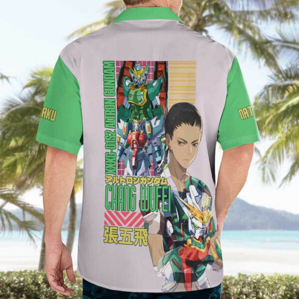 Nataku x Chang Wufei Gundam Wing Endless Waltz Hawaiian Shirt Japan Anime 4.jpg