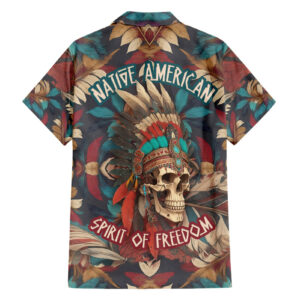 Native American Skull Hawaiian Shirt Native Merican Spirit Of Freedom 1.jpg