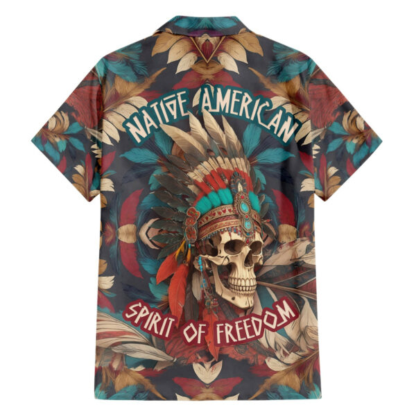 Native American Skull Hawaiian Shirt Native Merican Spirit Of Freedom 1.jpg