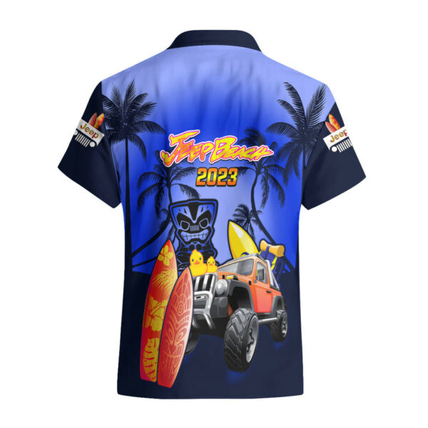 Navy Blue Jeep Beach 2023 Hawaiian Shirt Happy 20th Anniversary 2.jpg