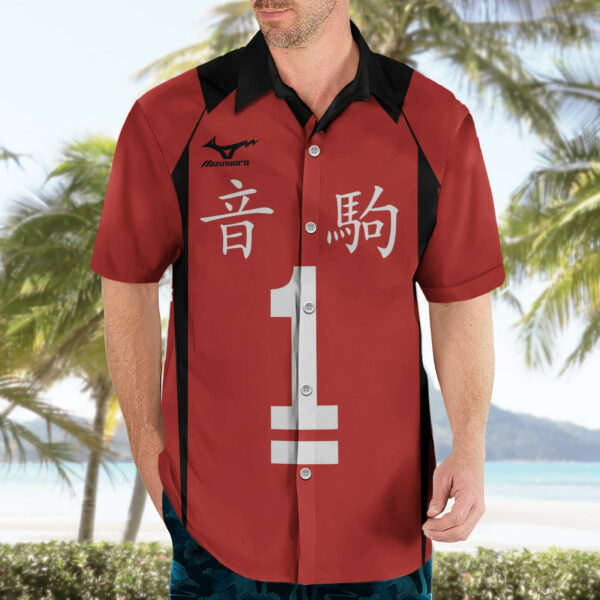 Nekoma Tetsuro Kuroo Number 1 Uniform Anime Hawaiian Shirt 3.jpg