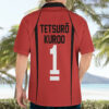 Nekoma Tetsuro Kuroo Number 1 Uniform Anime Hawaiian Shirt 4.jpg