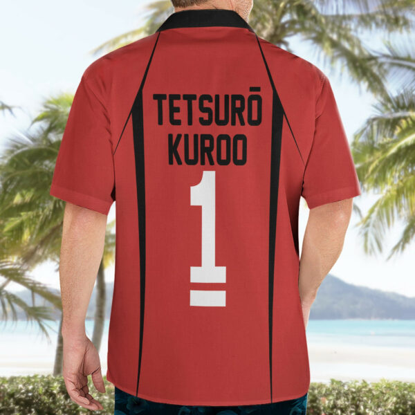 Nekoma Tetsuro Kuroo Number 1 Uniform Anime Hawaiian Shirt 4.jpg