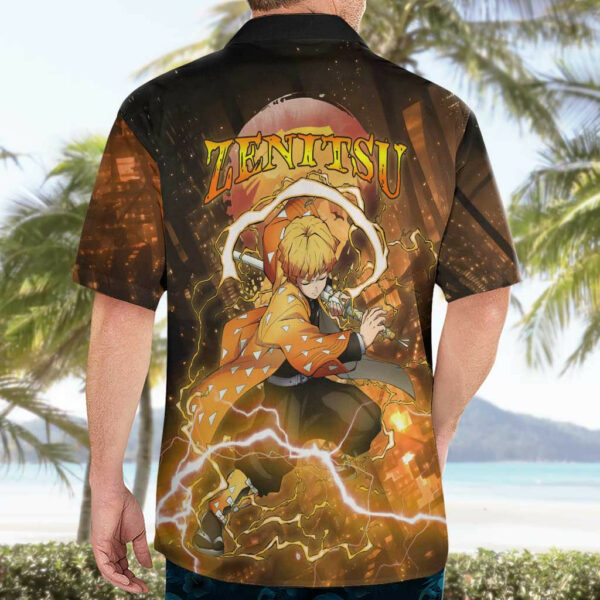 Nenitsu Infinity Castle Demon Slayer Hawaiian Shirt Anime 4.jpg