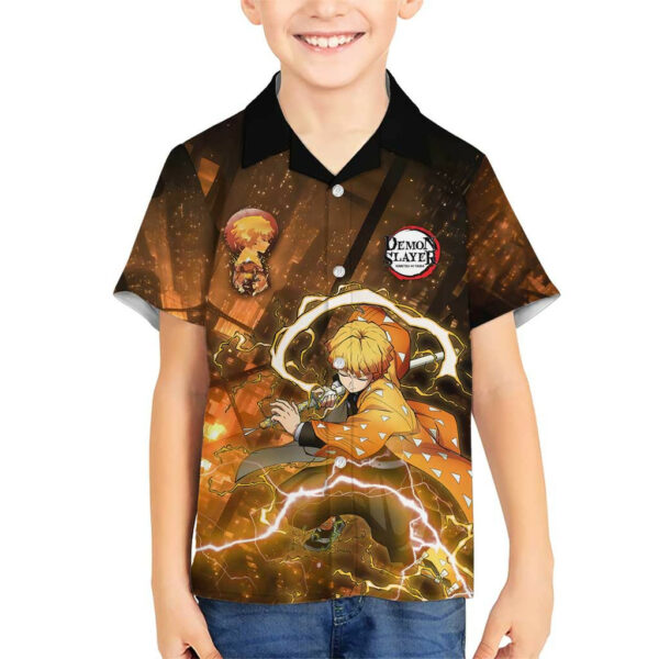 Nenitsu Infinity Castle Demon Slayer Hawaiian Shirt Anime 5.jpg