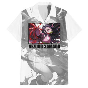 Nezuko Kamado Demon Slayer Hawaiian Shirt Anime 1.jpg