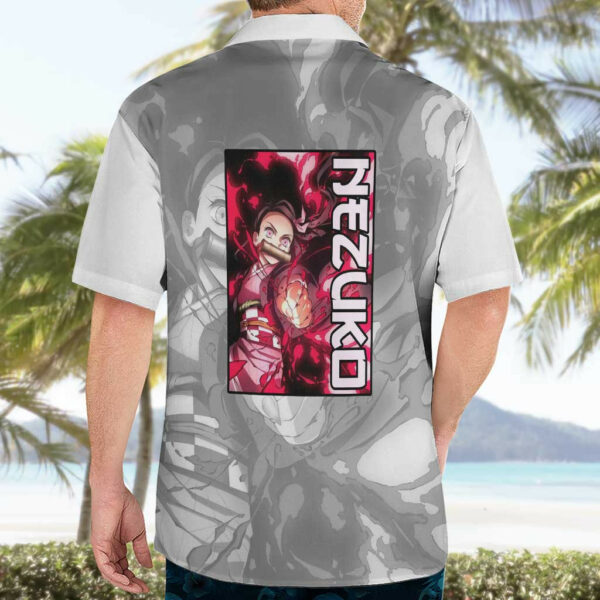 Nezuko Kamado Demon Slayer Hawaiian Shirt Anime 4.jpg