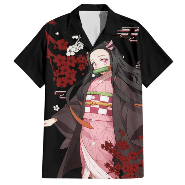 Nezuko Kamado Hoodie Demon Slayer Hawaiian Shirt 1.jpg