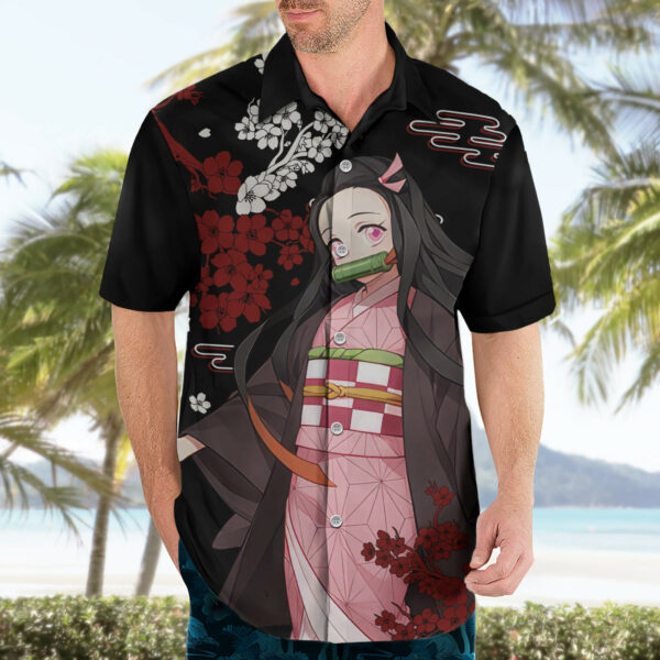 Nezuko Kamado Hoodie Demon Slayer Hawaiian Shirt 3.jpg