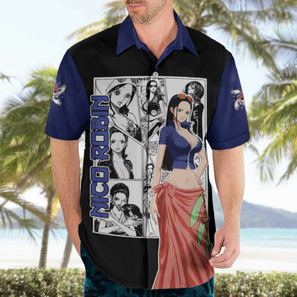Nico Robin One Piece Hawaiian Shirt Anime Mix Manga 3.jpg
