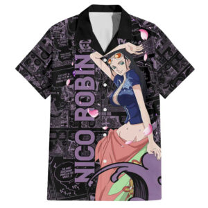 Nico Robin One Piece Hawaiian Shirt Pattern Manga Mix Anime 1.jpg