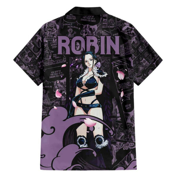 Nico Robin One Piece Hawaiian Shirt Pattern Manga Mix Anime 2.jpg