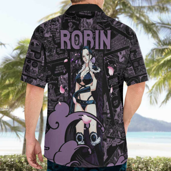 Nico Robin One Piece Hawaiian Shirt Pattern Manga Mix Anime 4.jpg