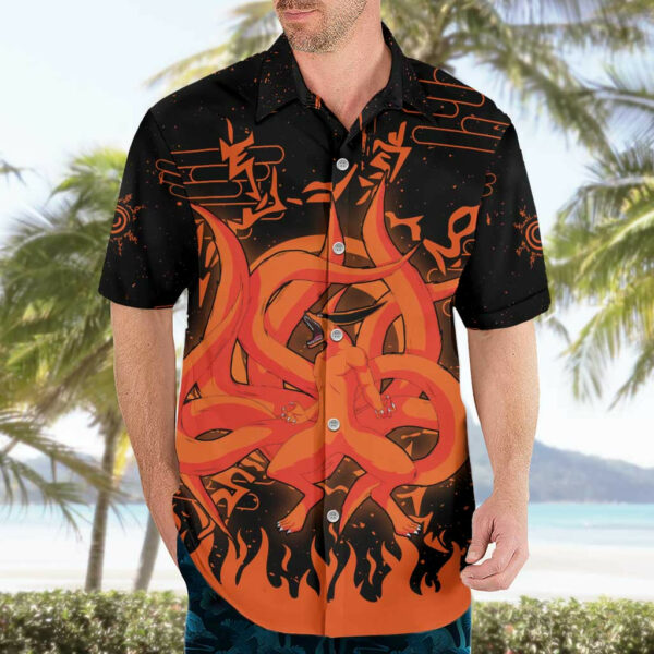 Nine Tailed Beasts Kurama Naruto Hawaiian Shirt Anime 3.jpg