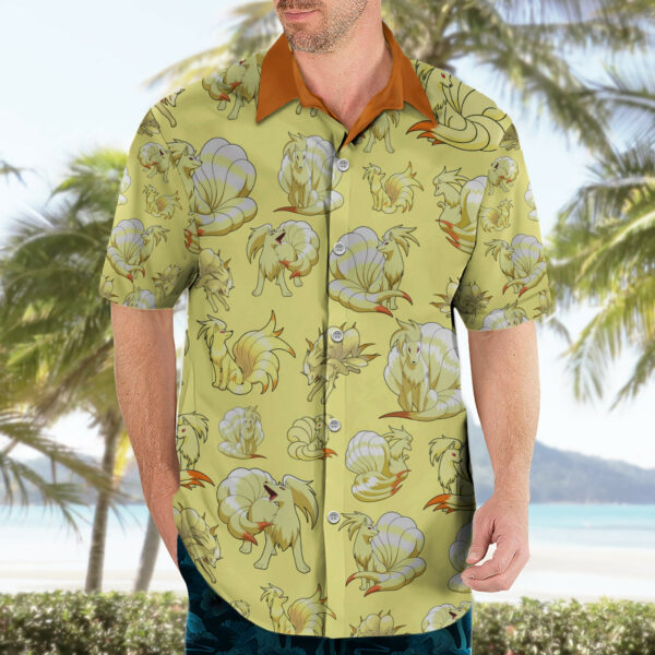Ninetales Hawaiian Shirt Pattern 3.jpg