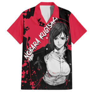 Nobara Kugisaki Jujutsu Kaisen Hawaiian Shirt Manga Style Art 1.jpg
