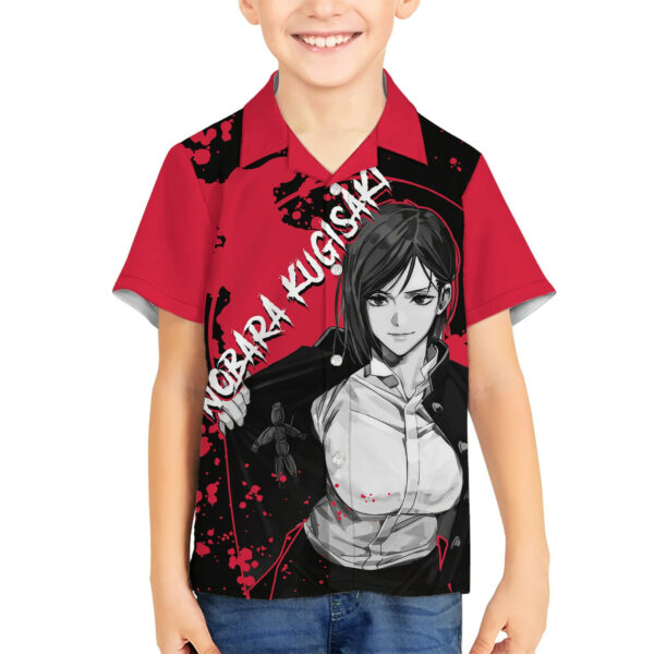 Nobara Kugisaki Jujutsu Kaisen Hawaiian Shirt Manga Style Art 5.jpg