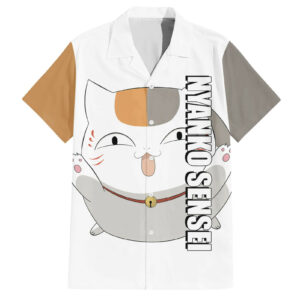 Nyanko Sensei Madara Natsume Yuujinchou Hawaiian Shirt Anime 1.jpg
