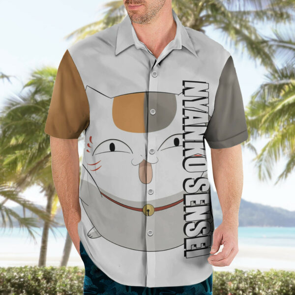 Nyanko Sensei Madara Natsume Yuujinchou Hawaiian Shirt Anime 3.jpg