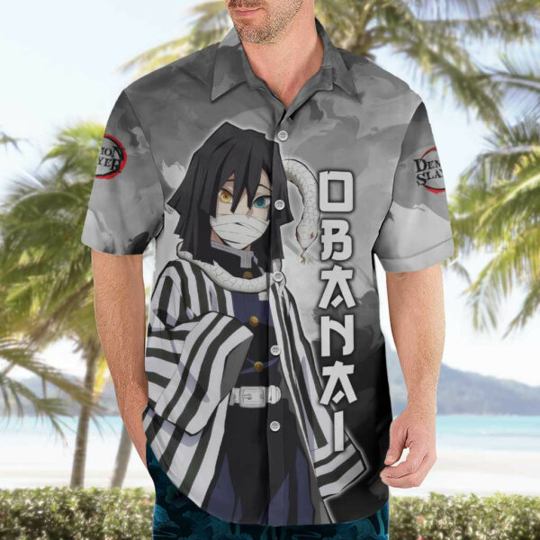 Obanai Iguro Demon Slayer Hawaiian Shirt Anime 3.jpg