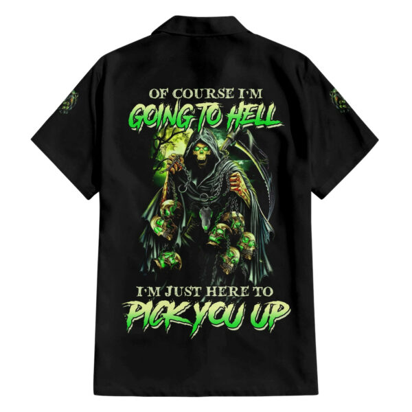 Of Course Im Going To Hell Skull Hawaiian Shirt 2.jpg
