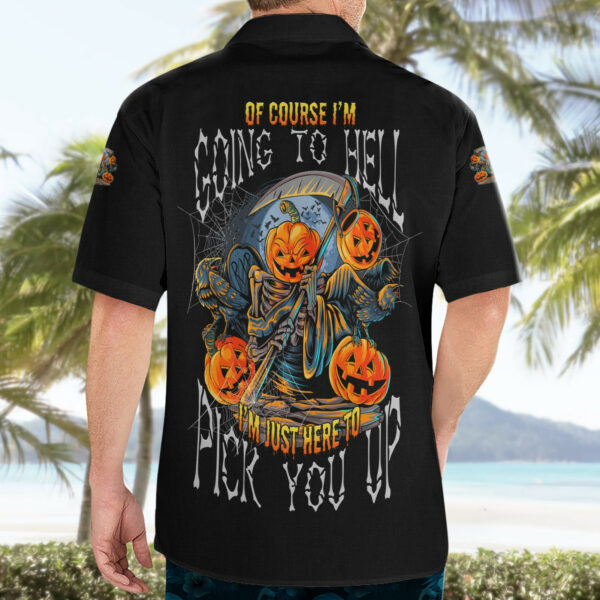 Of Course Im Going To Hell Skull Pumpkin Halloween Hawaiian Shirt 4.jpg
