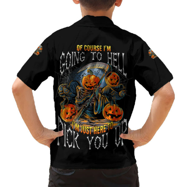 Of Course Im Going To Hell Skull Pumpkin Halloween Hawaiian Shirt 6.jpg
