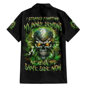 Old Skull Hawaiian Shirt I Stopped Fighting My Inner Demons We On The Same Side Now 1.jpg