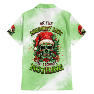 On The Naughty List Skull Christmas Hawaiian Shirt 1.jpg