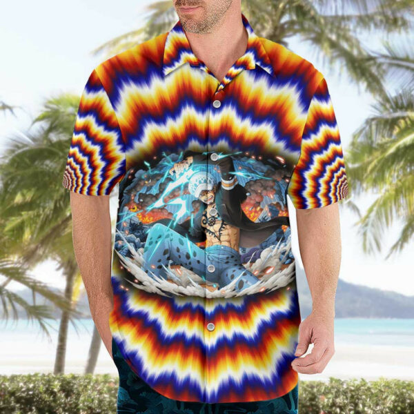 One Piece Fractal Explosion Trafalgar Law Hawaiian Shirt Fractal Explosion 3.jpg