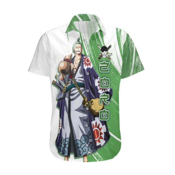 One Piece Hawaiian Shirt Roronoa Zoro Wano Swordman 2.jpg