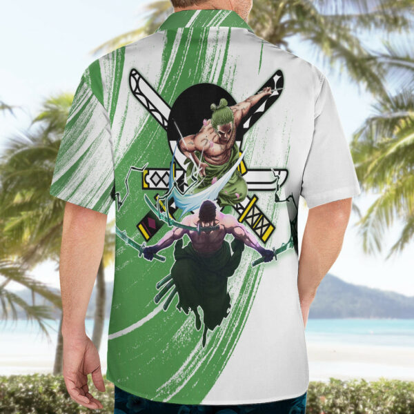 One Piece Hawaiian Shirt Roronoa Zoro Wano Swordman 5.jpg