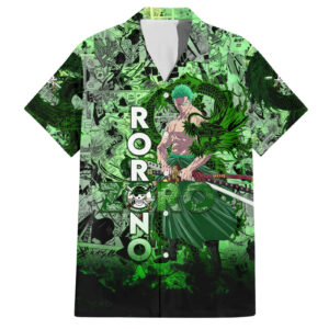 One Piece Roronoa Zoro Hawaiian Shirt Dragon Twister Style 1.jpg