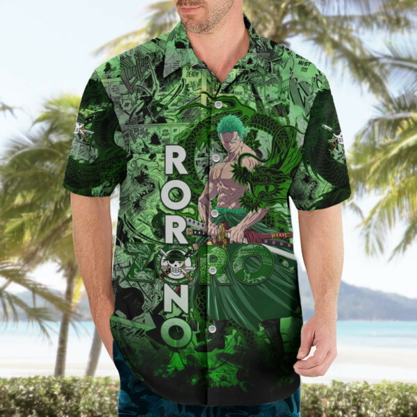 One Piece Roronoa Zoro Hawaiian Shirt Dragon Twister Style 3.jpg