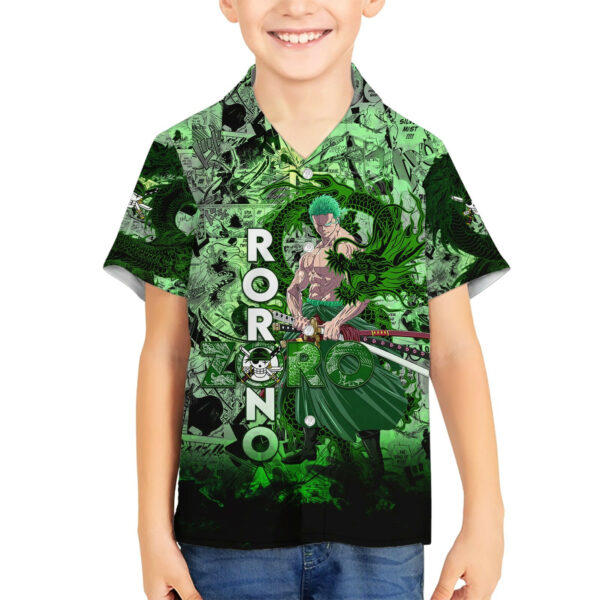 One Piece Roronoa Zoro Hawaiian Shirt Dragon Twister Style 5.jpg
