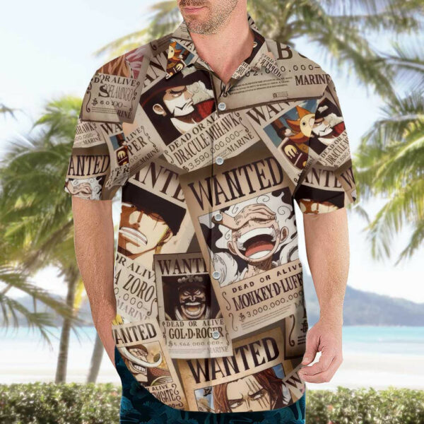 One Piece Wanted One Piece Hawaiian Shirt Anime 3.jpg