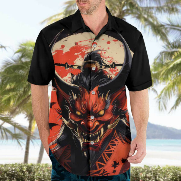 Oni Demon Hawaiian Shirt Japan Art 3.jpg