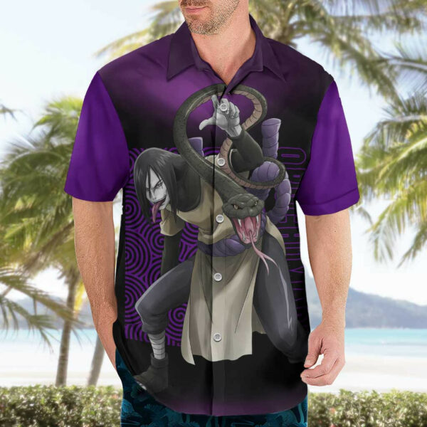 Orochimaru Naruto Hawaiian Shirt Anime 3.jpg