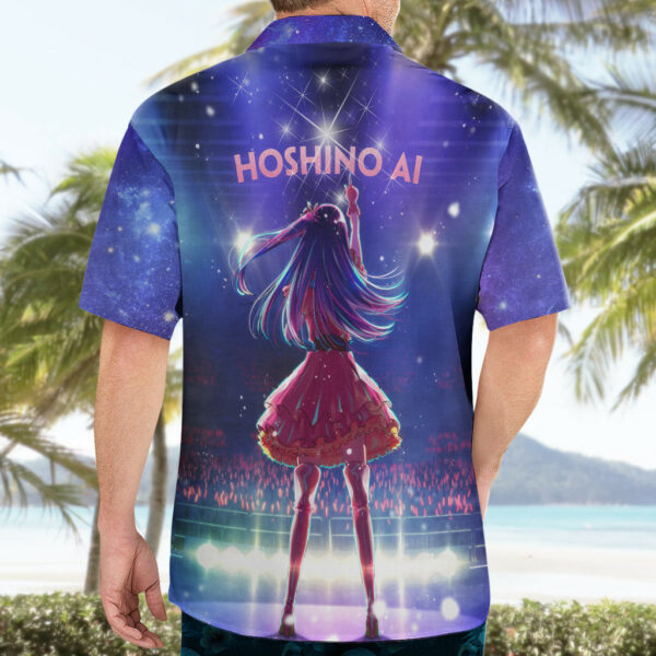 Oshi no Ko Anime Hawaiian Shirt Hoshino Ai On Stage 5.jpg
