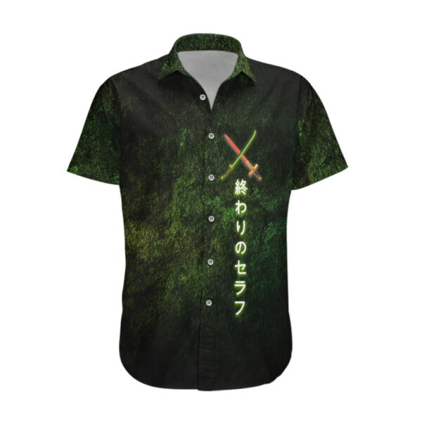 Owari no Seraph Anime Hawaiian Shirt Crossed Blades 3.jpg