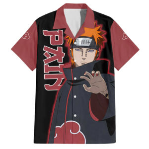 Pain Akatsuki Naruto Anime Hawaiian Shirt 1.jpg