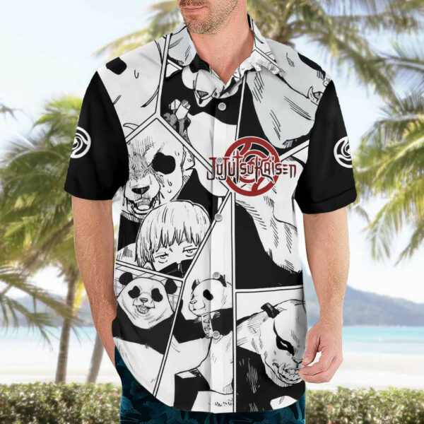 Panda Jujutsu Kaisen Hawaiian Shirt Japan Anime 3.jpg